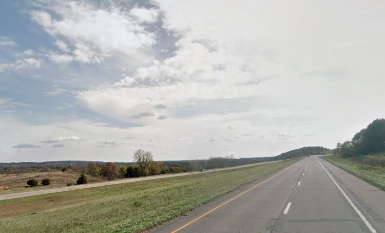 A stretch of Highway 23